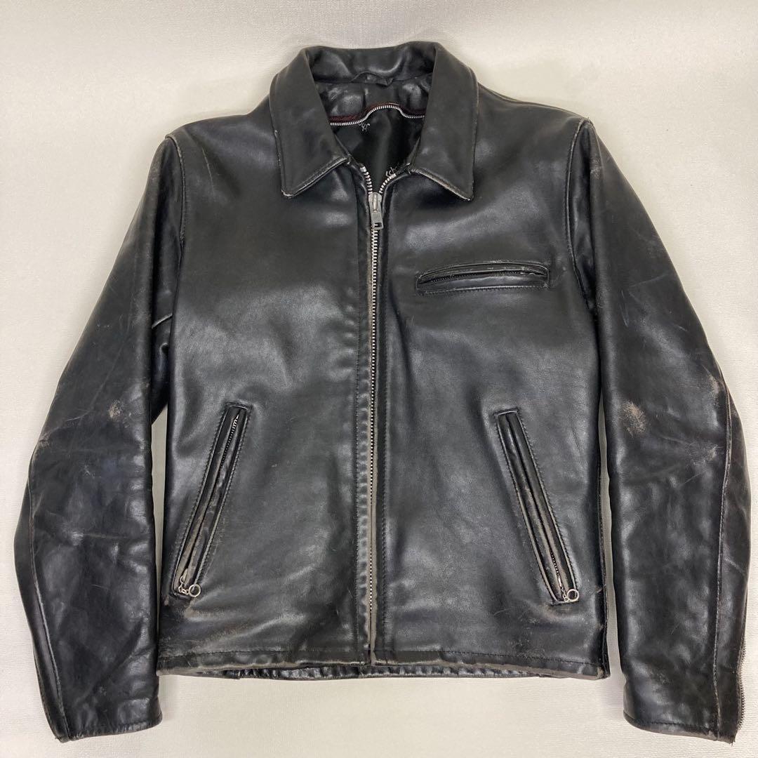 ☆Schott シングルライダース 642 トラッカージャケット 36 USA