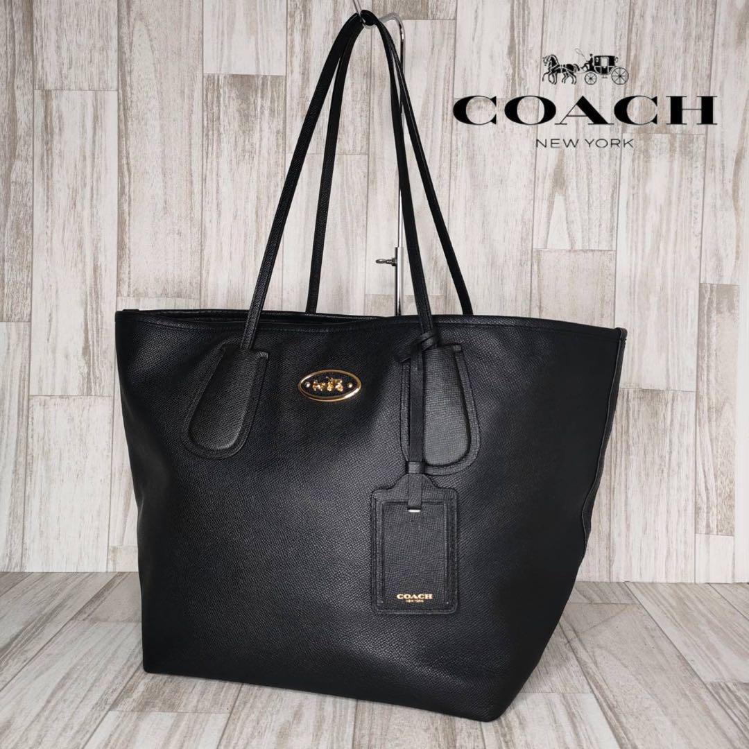 50 COACH コーチ　レザー　トートバッグ　ハンドバッグ