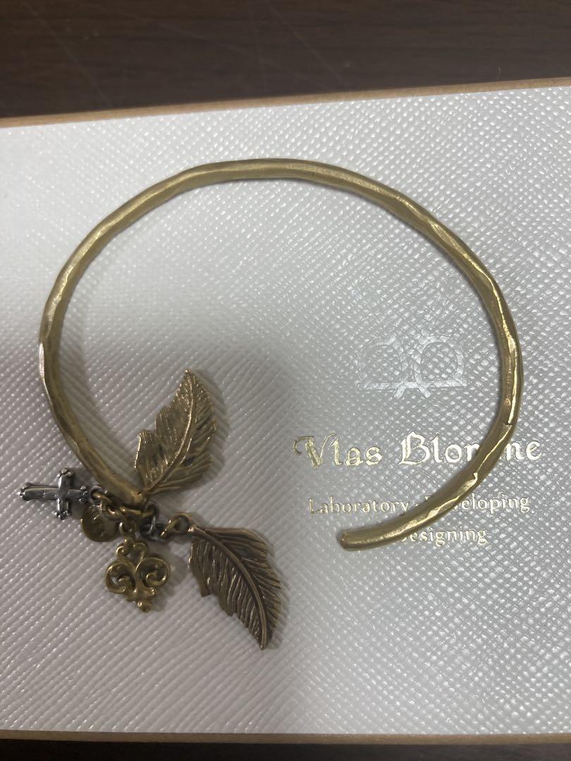 Vlas Blomme Feather バングル＆Crown Crossリング
