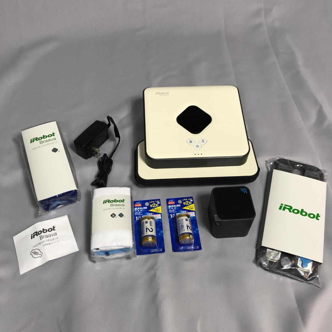 通販サイト一覧 iRobot Braava 371j ブラーバ 床拭きロボット【A】 掃除機・クリーナー
