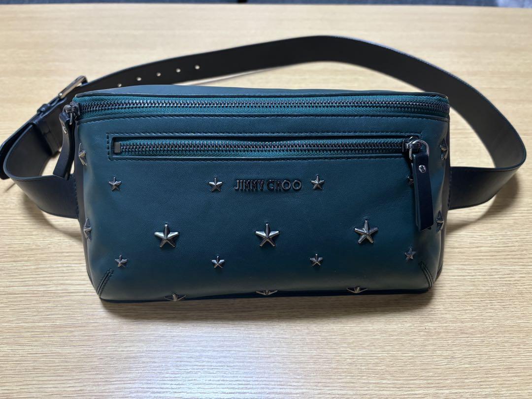 JIMMY CHOO ジミーチュウ OSCAR エンボス スタッズ ボディバッグ JIMMY CHOO ジミーチュウ OSCAR スタースタッズ ボディバッグ バッグ