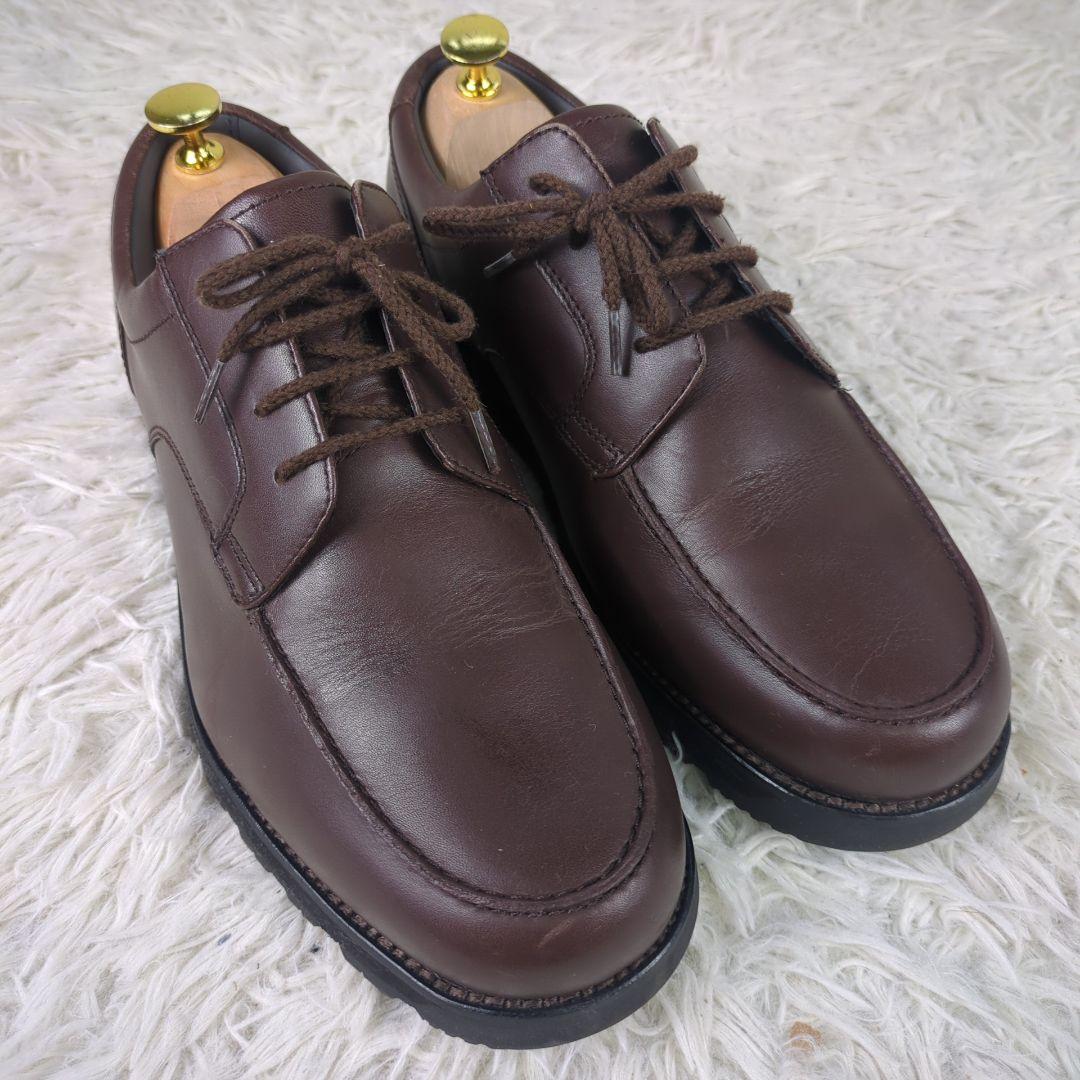 極美品　アシックス　ペダラ　ウォーキングシューズ　ビジネスシューズ　ブラウン