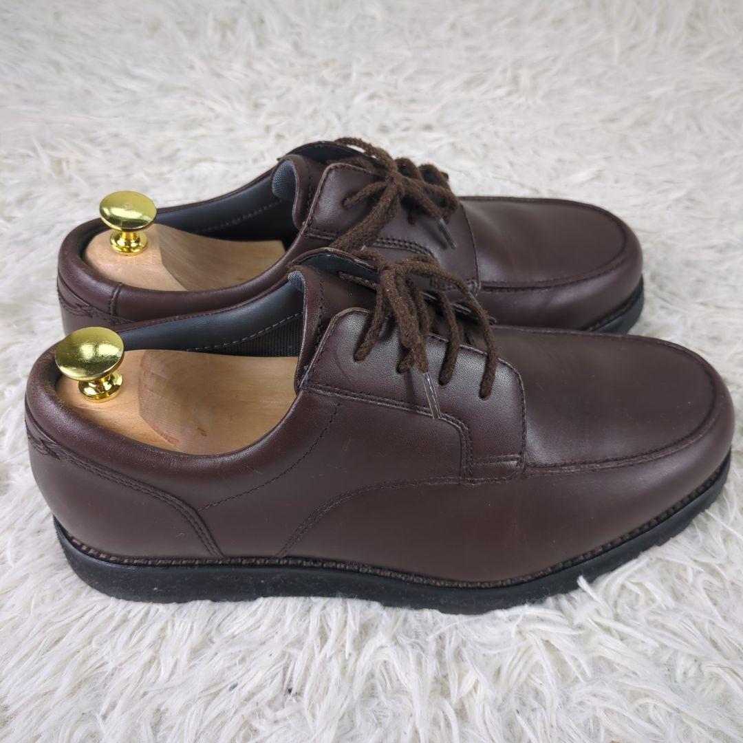 極美品　アシックス　ペダラ　ウォーキングシューズ　ビジネスシューズ　ブラウン