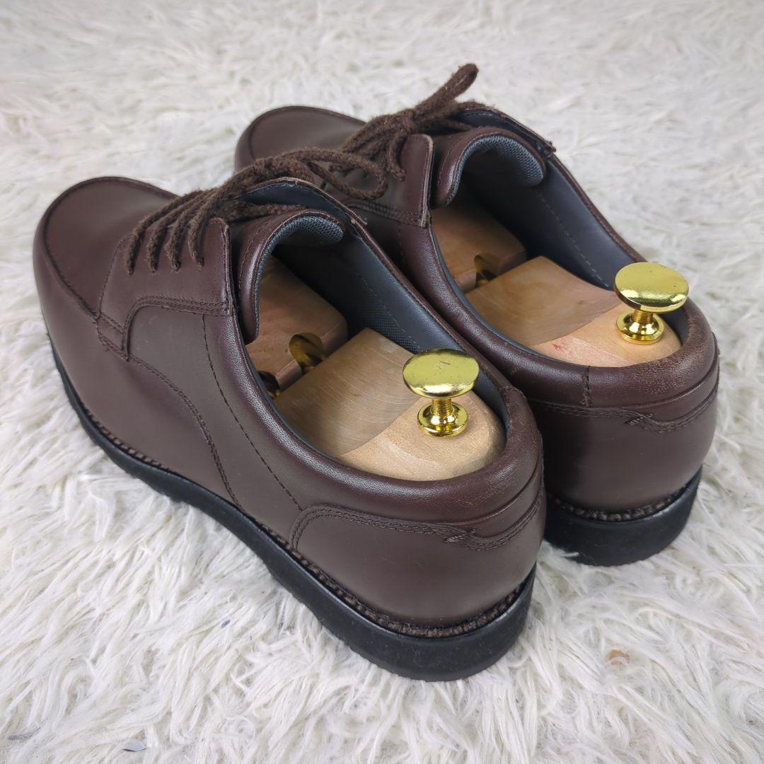極美品　アシックス　ペダラ　ウォーキングシューズ　ビジネスシューズ　ブラウン