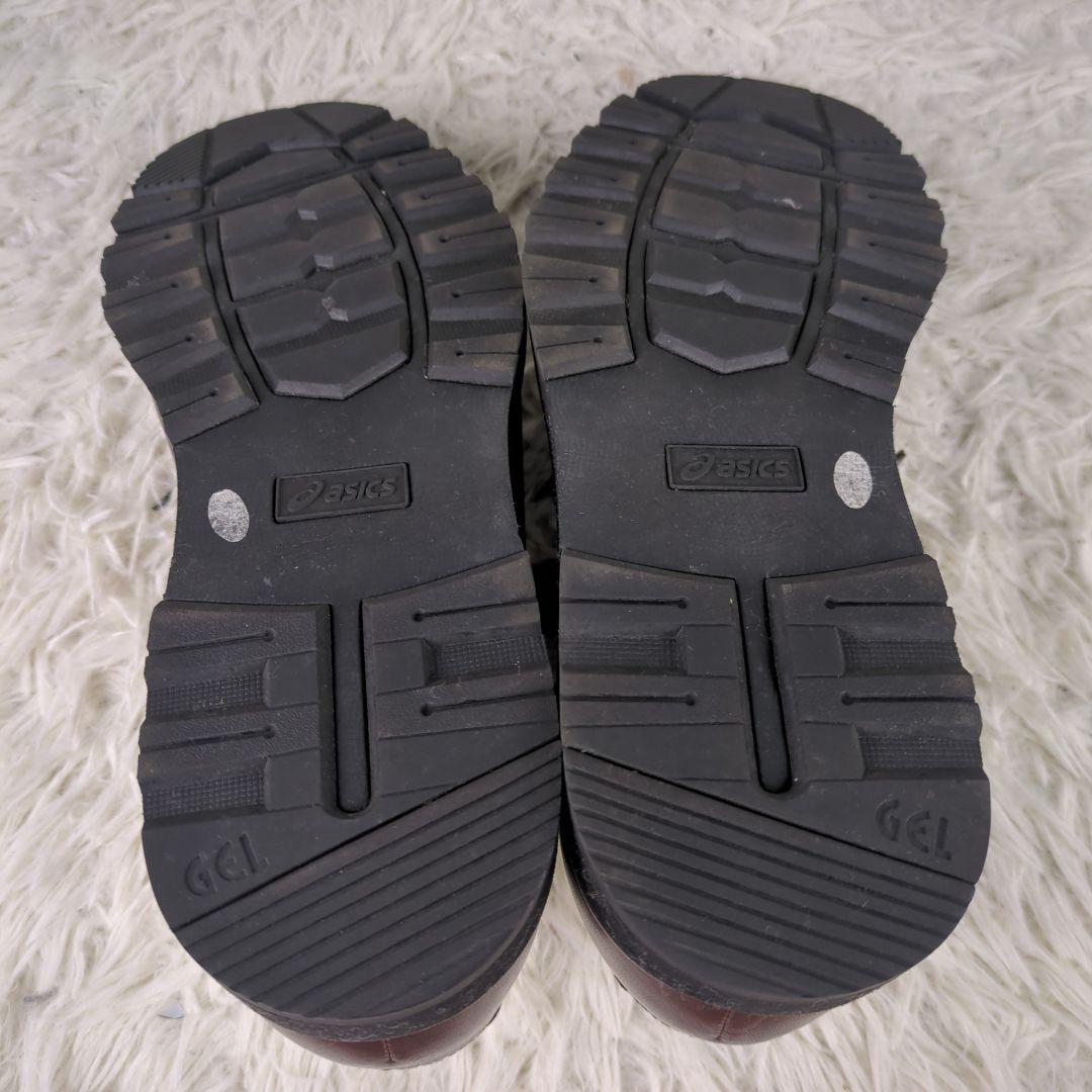 極美品　アシックス　ペダラ　ウォーキングシューズ　ビジネスシューズ　ブラウン