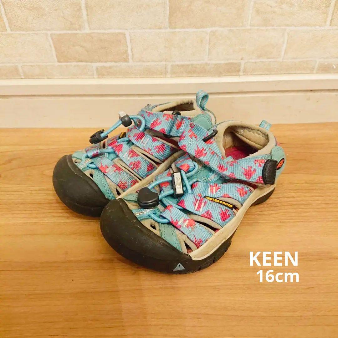 注目の keen サンダル メルカリ - 水色 16 キッズ サンダル