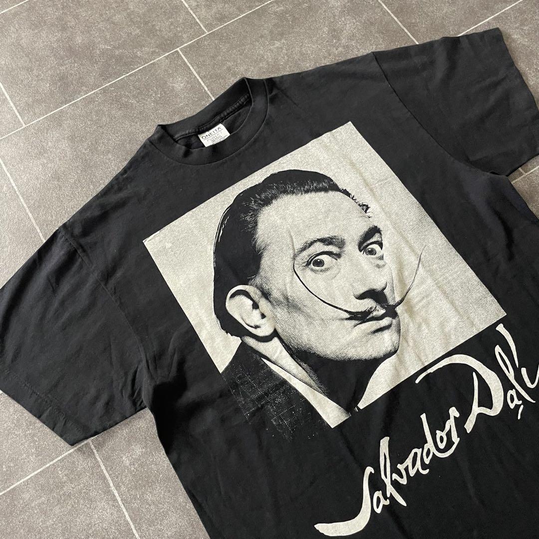 美品markaマーカ×サルバドールダリ『ダンサー/スカル』長袖Tシャツ黒3 90's Salvador Dali Skull Tee - Spring Store by rightyright