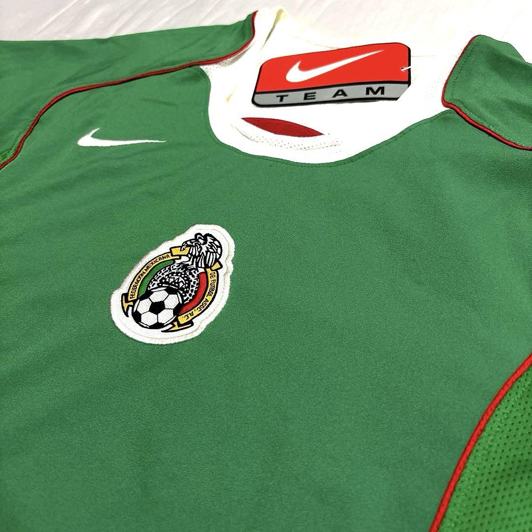 【未使用】NIKE メキシコ代表 04/06 ホームユニフォーム/ゲームシャツS