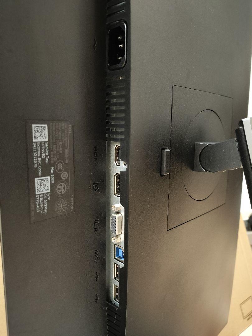 Dell P2719H 27インチモニタ