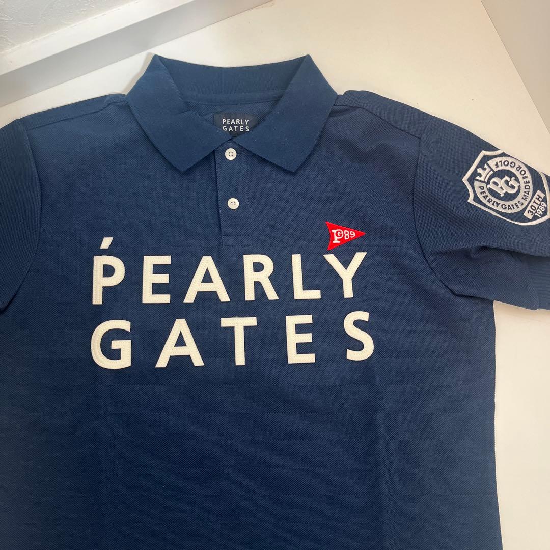 PEARLY GATES ポロシャツ ネイビー サイズ5