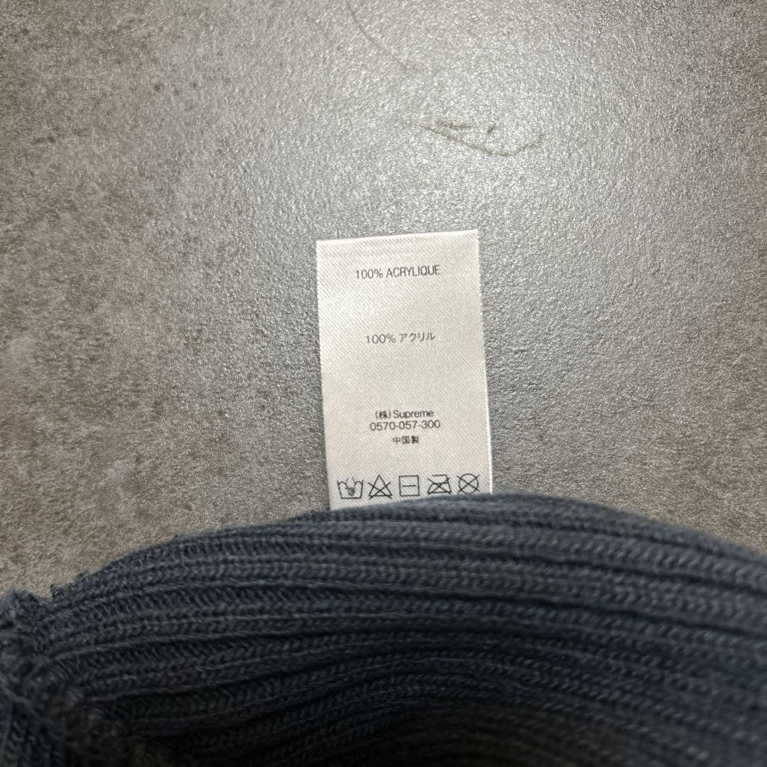 Supreme ニット帽　ネイビー