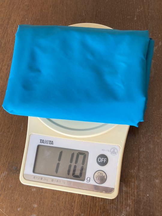 輪行バッグ 水色110g