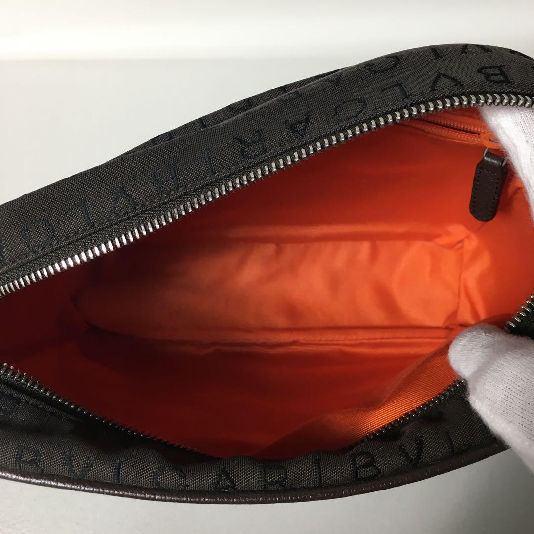 2505-160｜美品｜ブルガリ ショルダーバッグ ダークブラウン