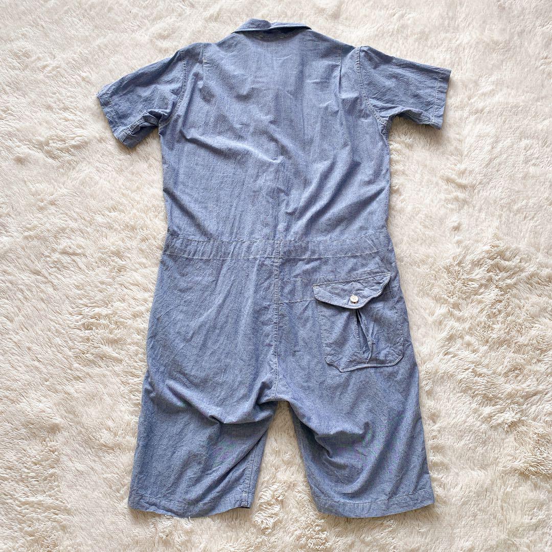 定番♡エンジニアードガーメンツ 半袖つなぎ Combi suit L
