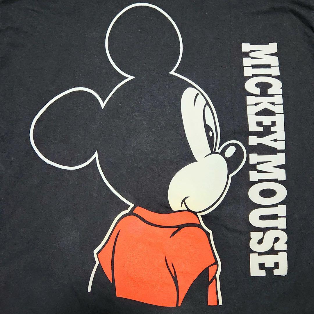 DISNEY ヴィンテージ Tシャツ 両面大判プリント 90s USA フェード