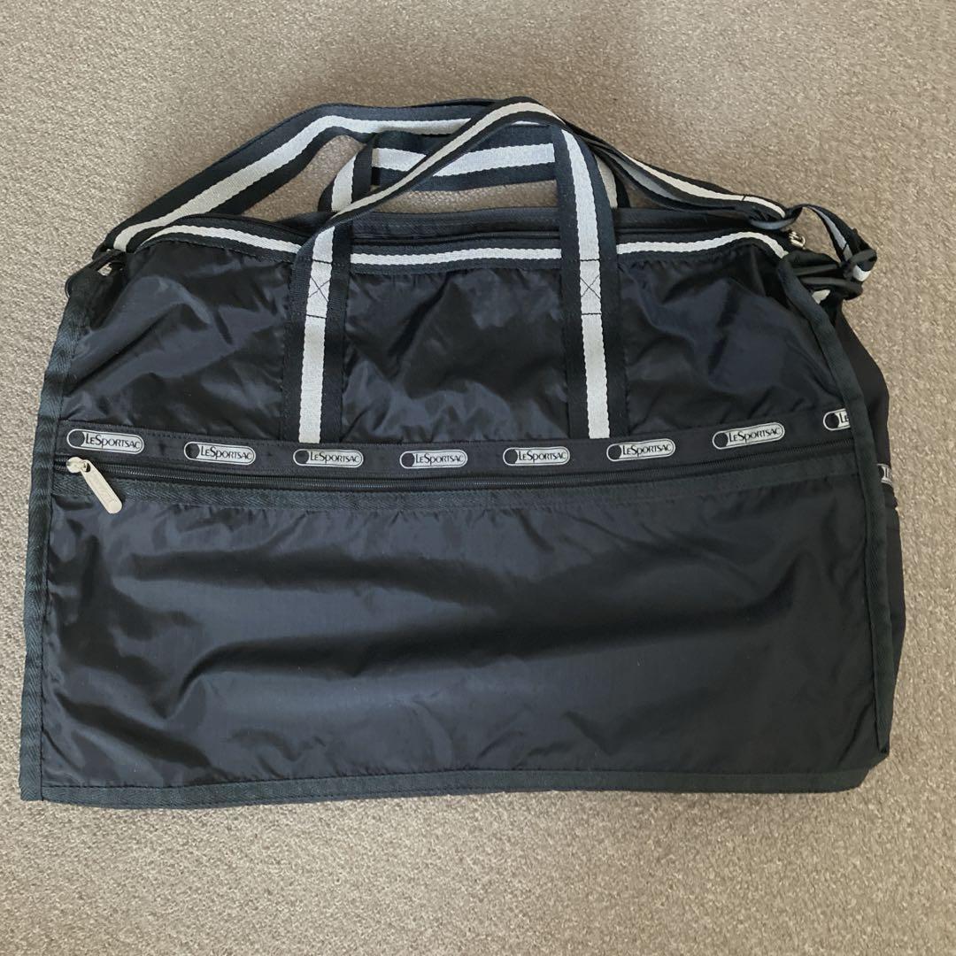 LeSportsac/レスポートサック  旅行用バック　大容量　ブラック
