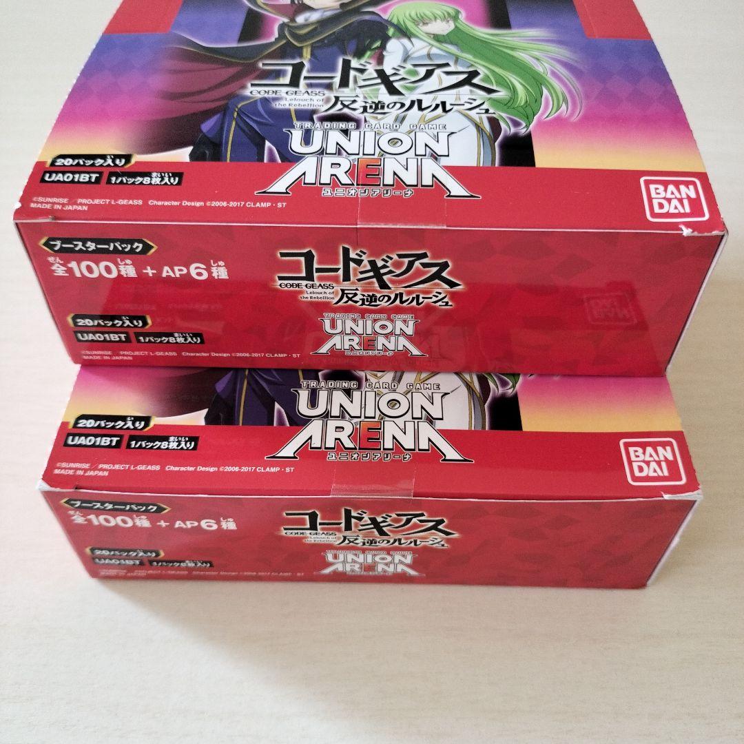 ユニオンアリーナ コードギアス 反逆のルルーシュ box 未開封
