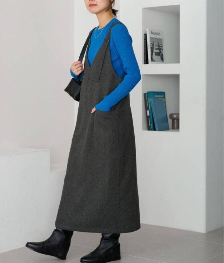 JOURNAL STANDARD relume ヘリンボンジャンパースカート