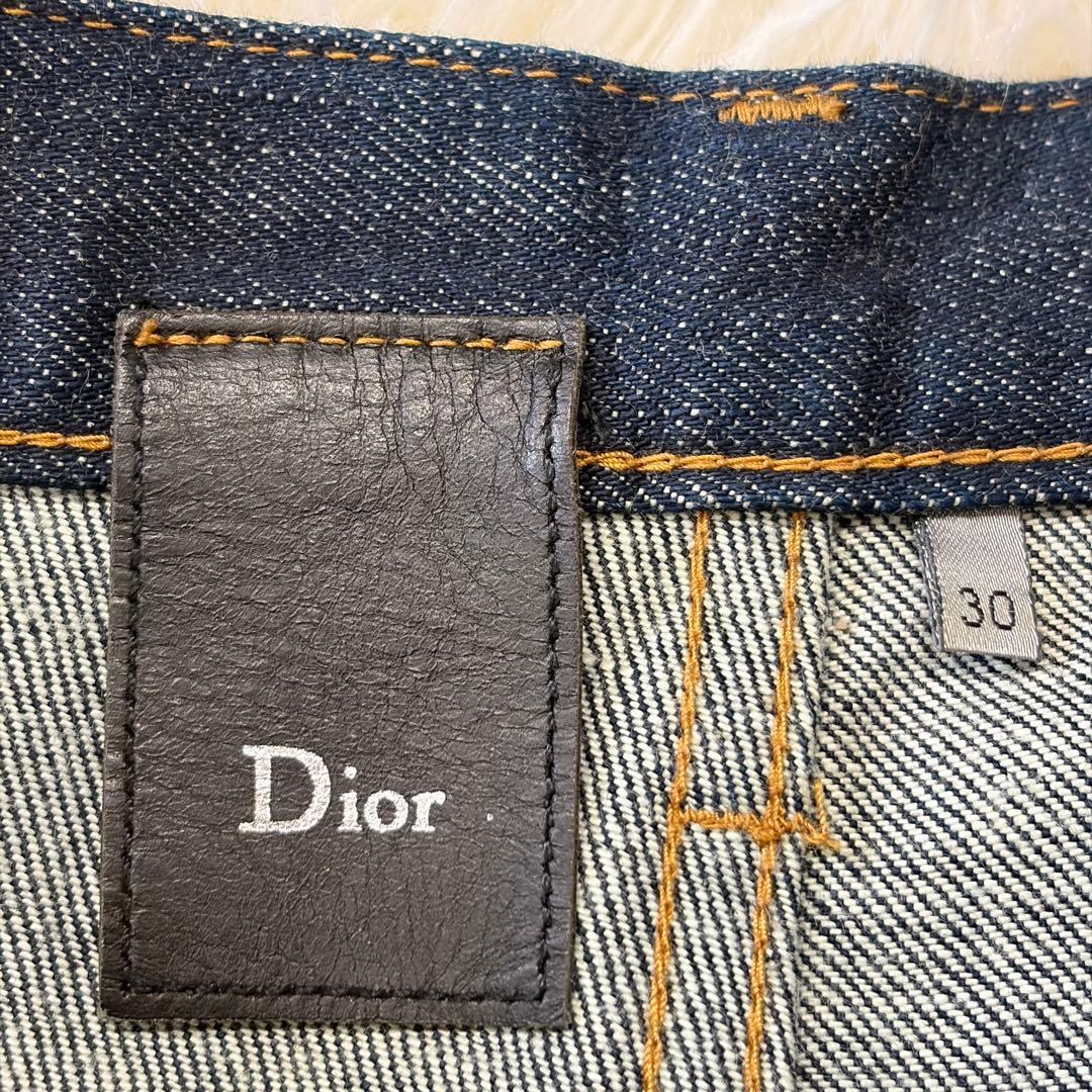 【極美品】ディオール Dior デニムパンツ 濃紺 日本製 30(M相当) 【極美品】ディオール Dior デニムパンツ 濃紺 日本製 30(M相当)