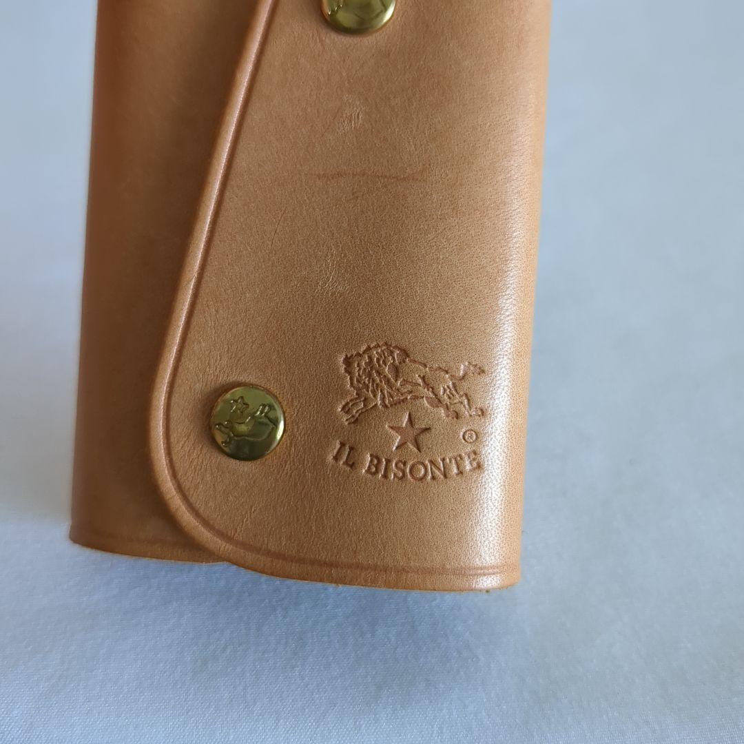 IL BISONTE イルビゾンテ キーケース レザー ベージュ