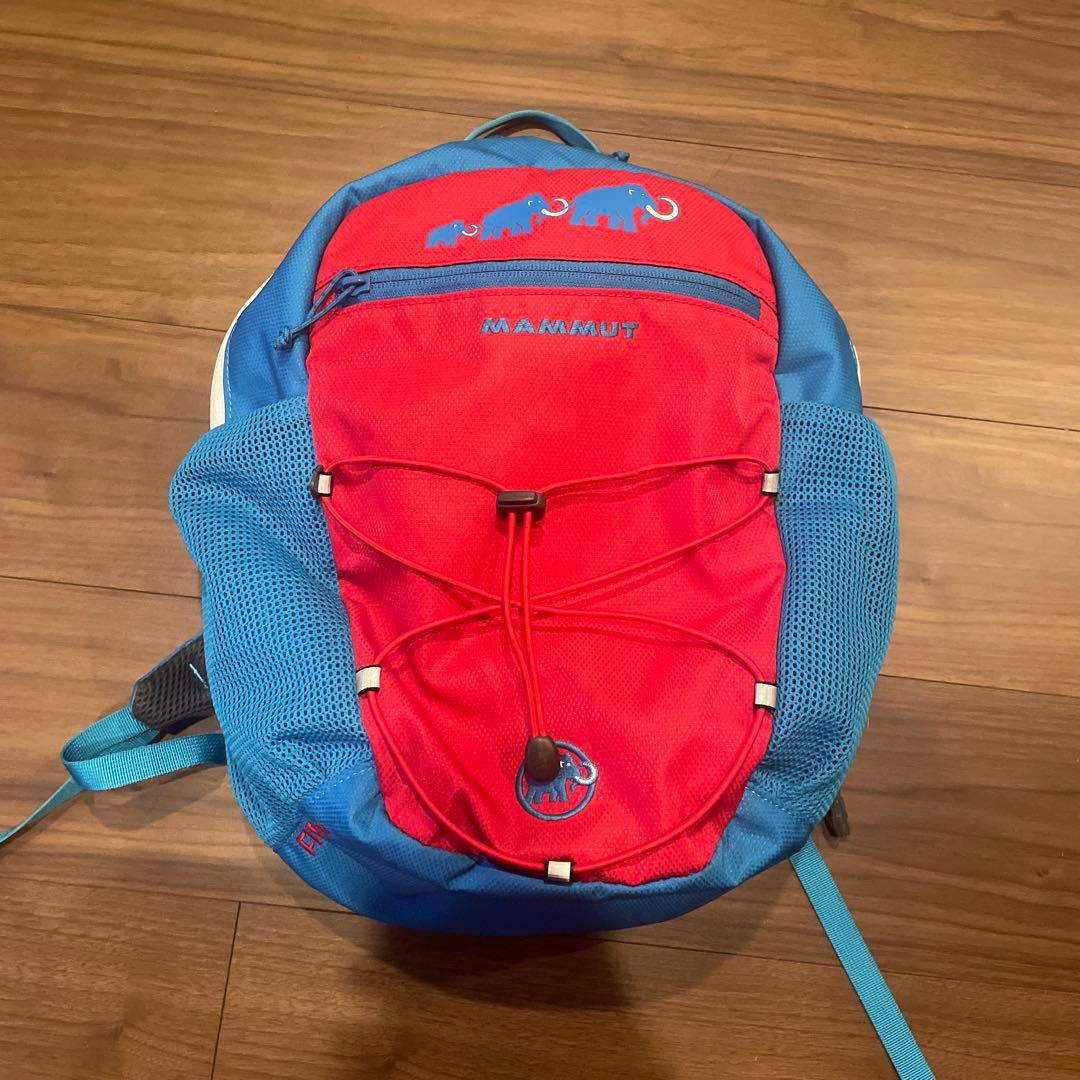 マムート キッズ　デイパック/リュックサック 16L ブルー×レッド