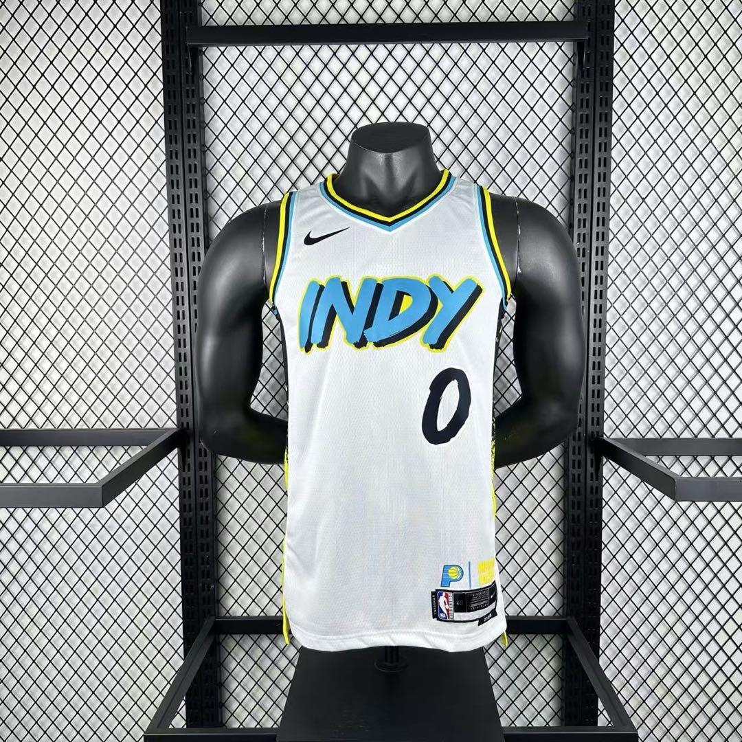 NBA タイリースハリバートン ペイサーズジャージユニフォームM/コービー河村 NBA タイリースハリバートン ペイサーズジャージユニフォームM