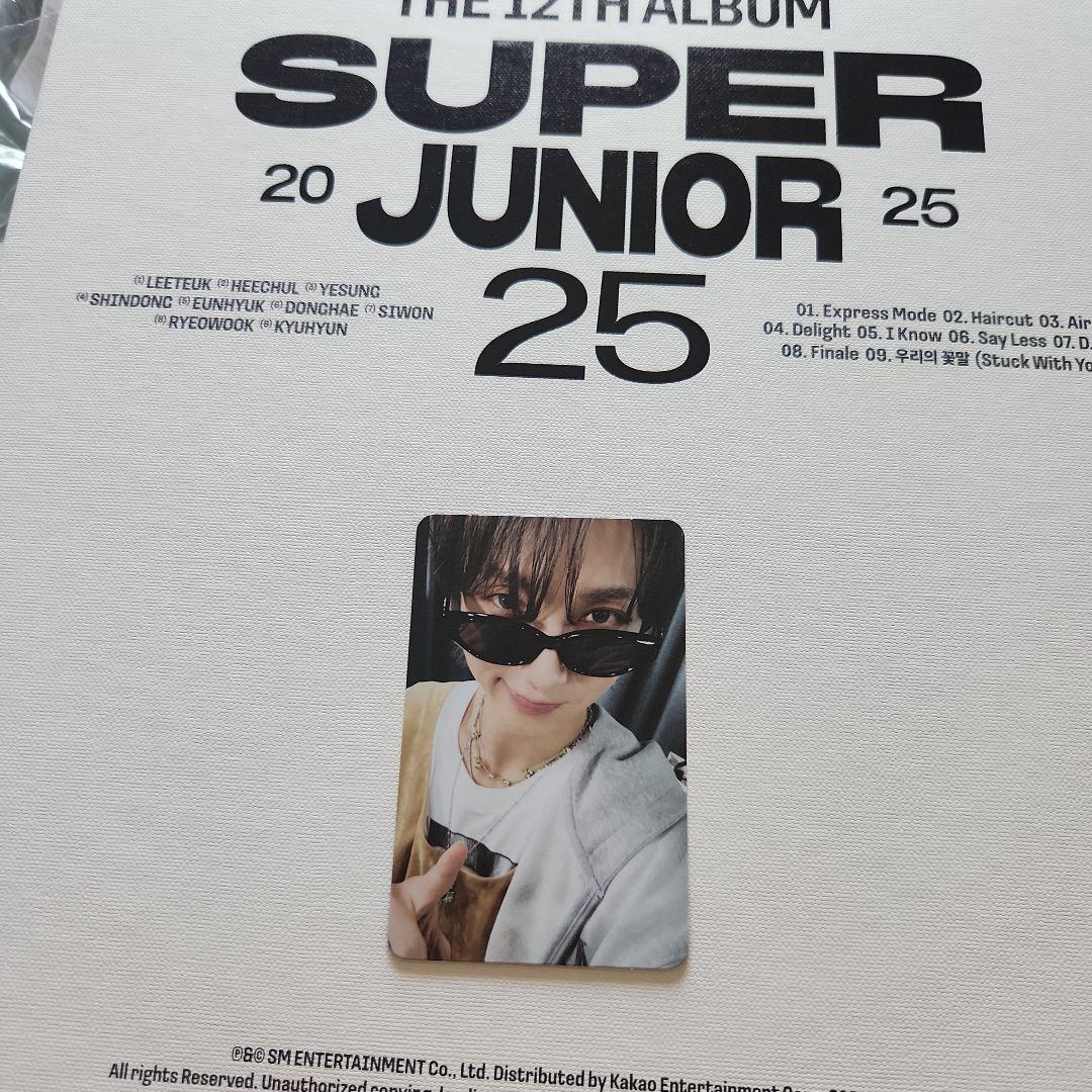 SUPER JUNIOR イェソン トレカセット③ SUPER JUNIOR 25 イェソンセット ステッカー&トレカ - メルカリ