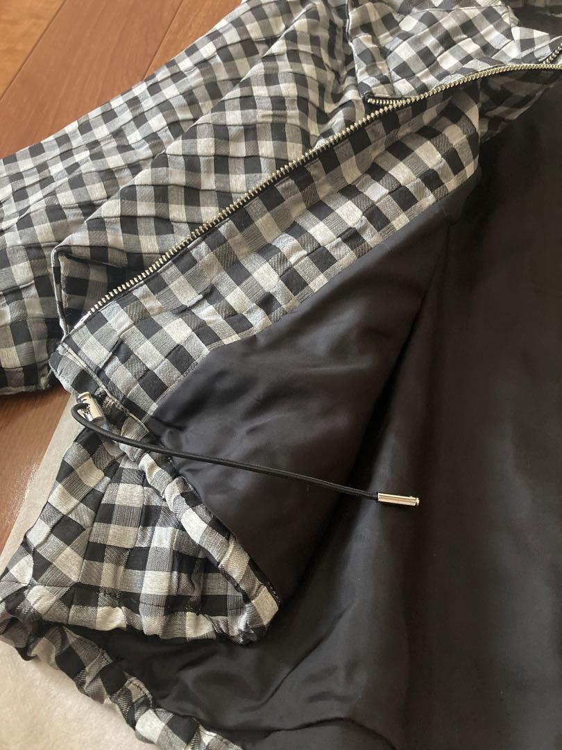 Rene✨　新品同様✨　超人気　とってもゆったりギンガムチェックフーディブルゾン
