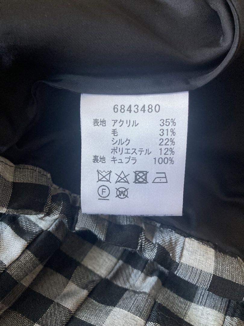 Rene✨　新品同様✨　超人気　とってもゆったりギンガムチェックフーディブルゾン