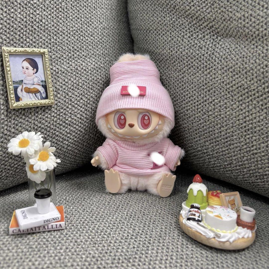 レア】LABUBU ラブブ着せ替えコーデ 3点セット（帽子＋トップス