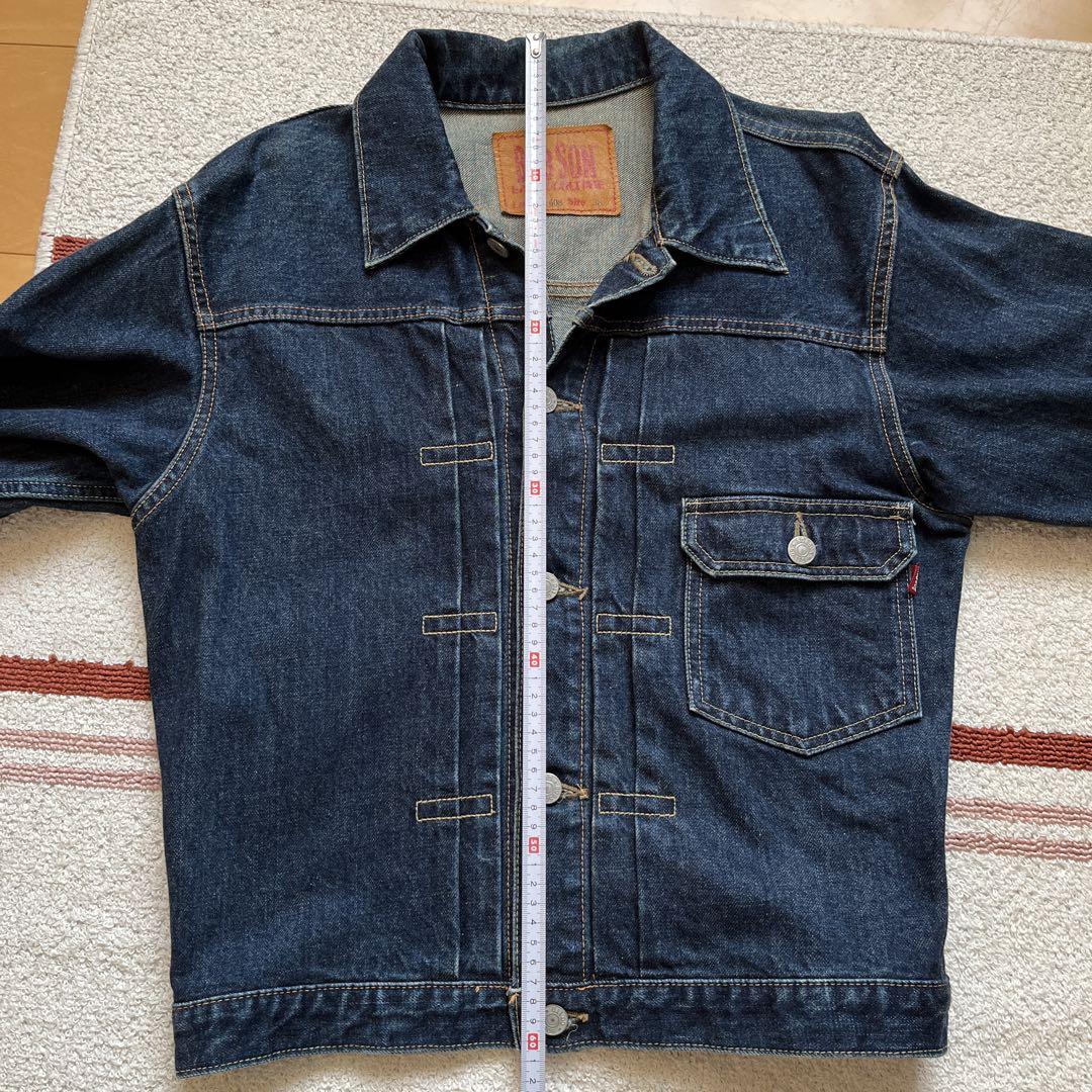 【値下】BOBSON デニムジャケット 1stタイプ Size38 TK608