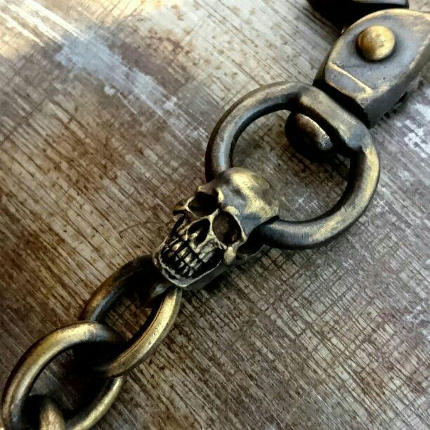 在庫超激得 Rammer.brass.真鍮.ウォレットチェーン.スカル.ルード.バイカー bXBAI-m866599855 新作安い