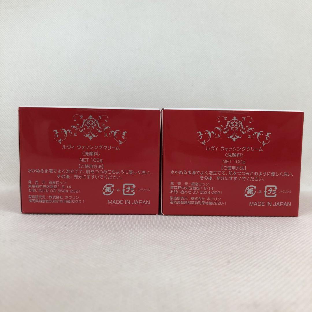 2個ネット付き　2個セット ウォッシング クリーム 100g 洗顔 REVI
