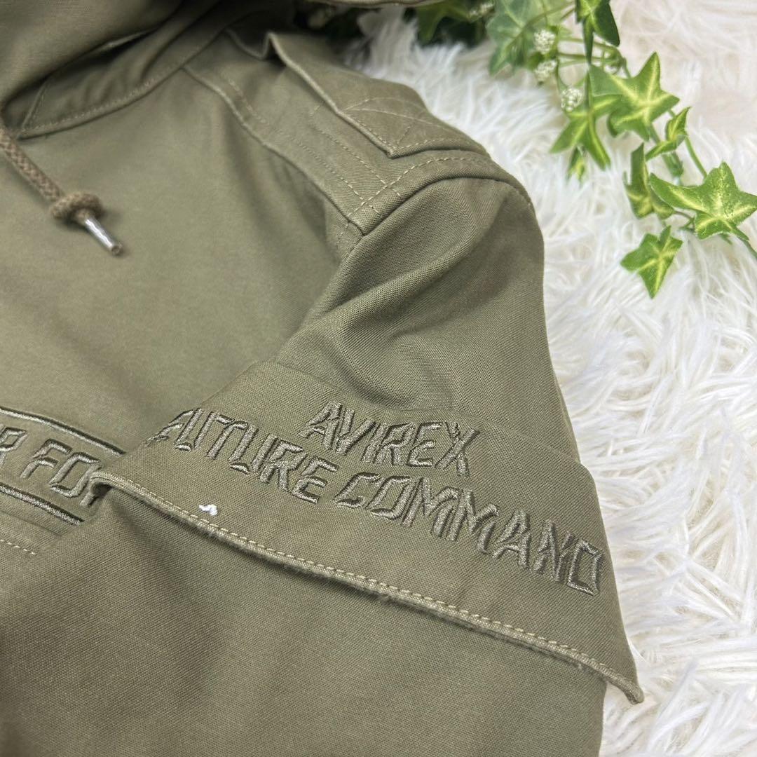 アヴィレックス レディース ミリタリージャケット カーキ 美品 M
