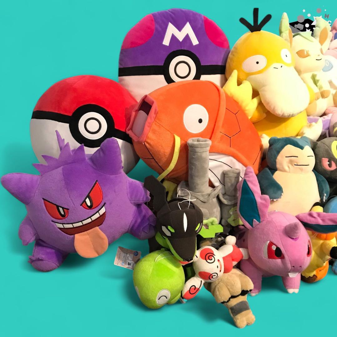 【楽天最安値に挑戦】 ポケモンぬいぐるみ No.B115 マスターボール ブイズ 大量セット ぬいぐるみ