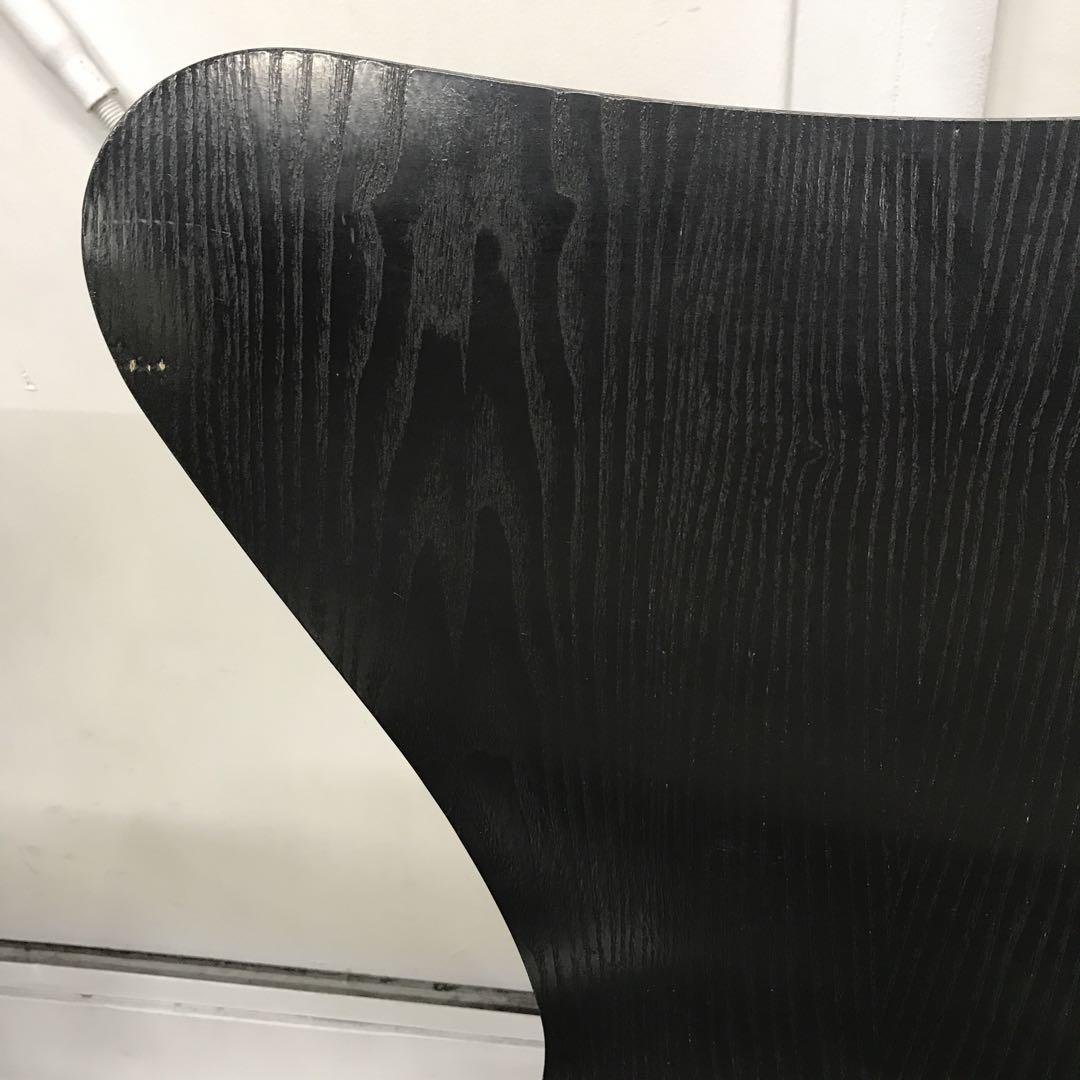 【傷多数】 FRITZ HANSEN　セブンチェア　ブラック系