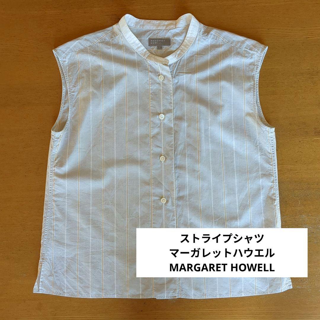 美品 マーガレットハウエル MARGARET HOWELL ブラウス シャツ