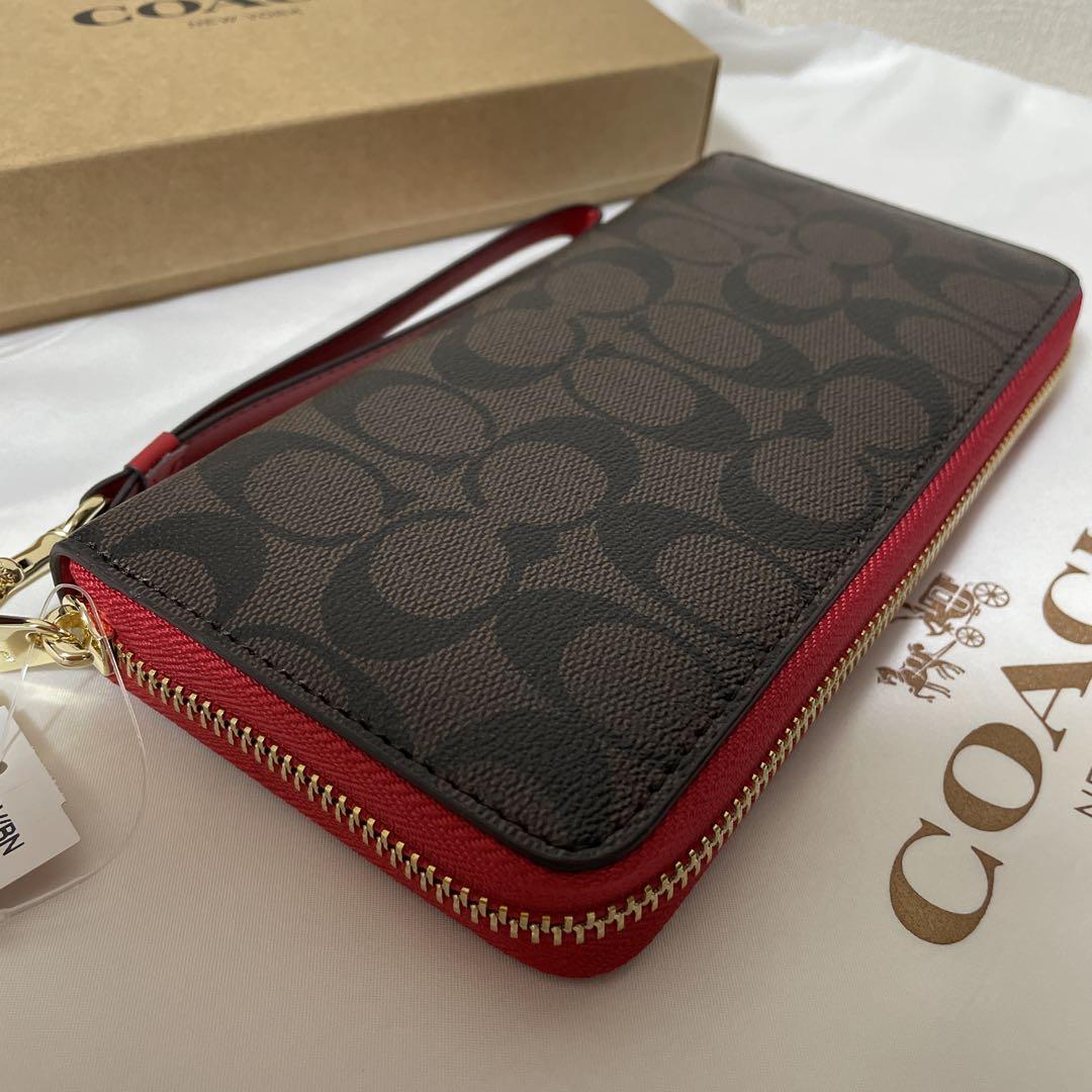 新品未使用コーチCOACHラウンドファスナー長財布C4452