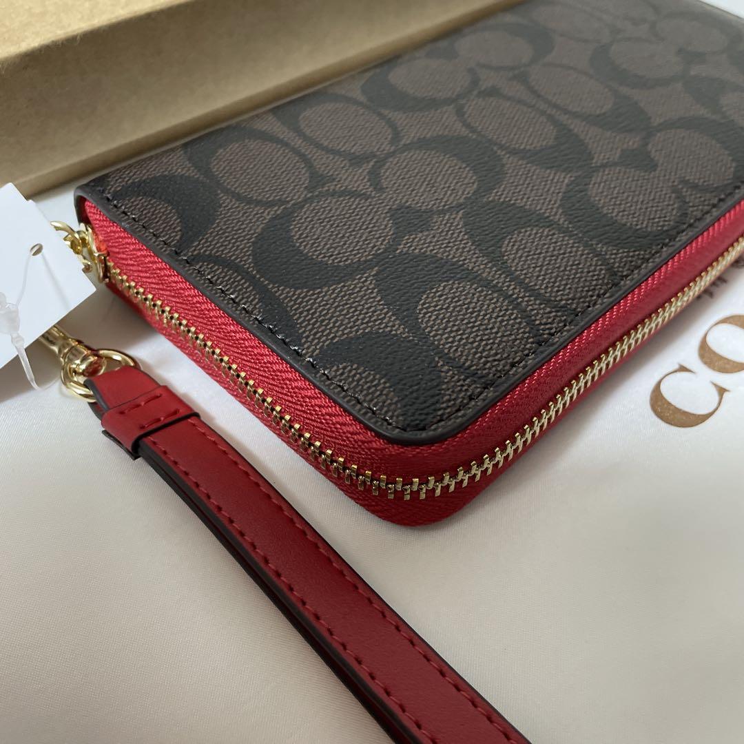 新品未使用コーチCOACHラウンドファスナー長財布C4452