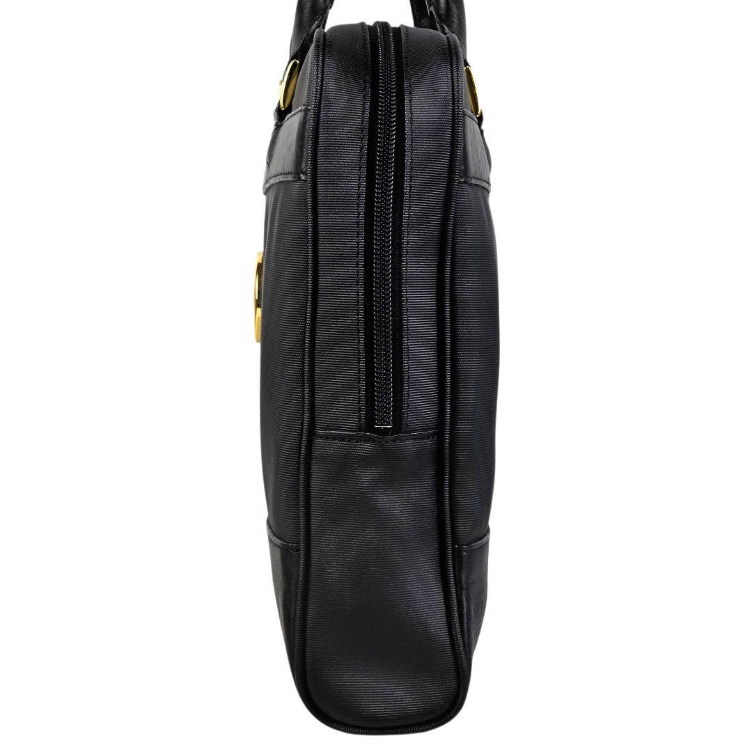 美麗品 最高級GIANNI VERSACE ヴェルサーチ レザー ビジネスバッグ