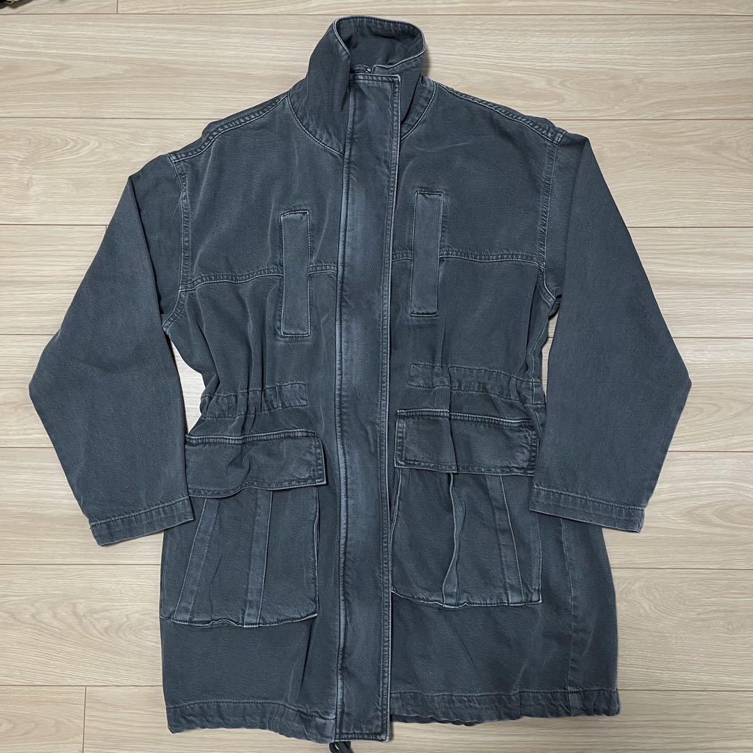 【送料0円】 ZARA デニムジャケット ミリタリージャケット xs 新品タグ付き ジャケット・アウター