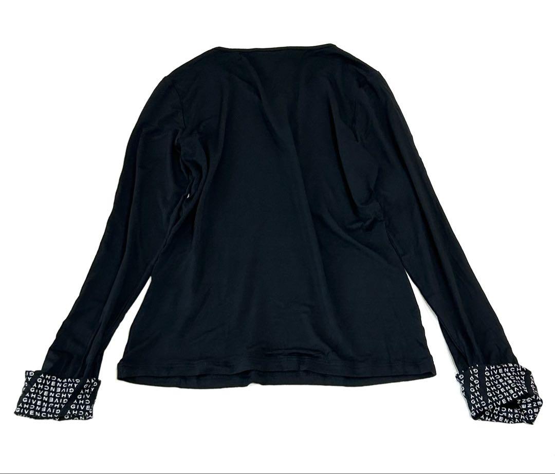 GIVENCHY ジバンシー ヴィンテージ 長袖トップス ロゴ袖 L タグ