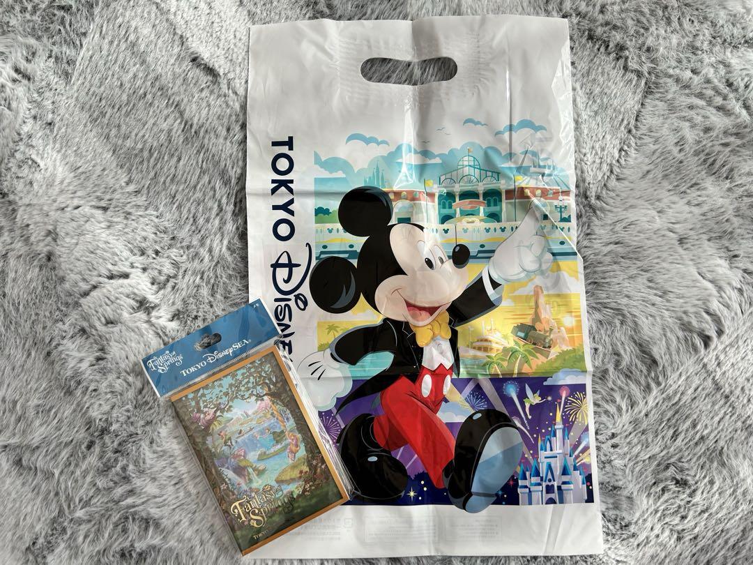 ❗️新品❗️ディズニーファンタジースプリングスメモ帳&ショップ袋