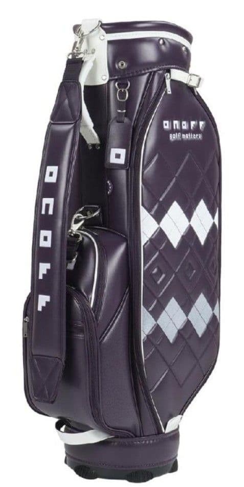 新品】オノフ レディースキャディバッグ 5口パープル