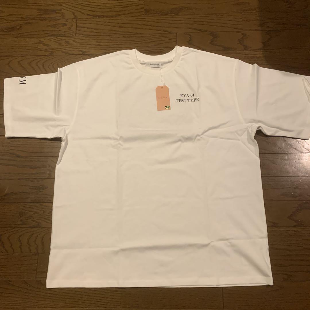 【即日発送】【エヴァンゲリオンコラボ】初号機格納庫 TEE 白　ホワイト　XL
