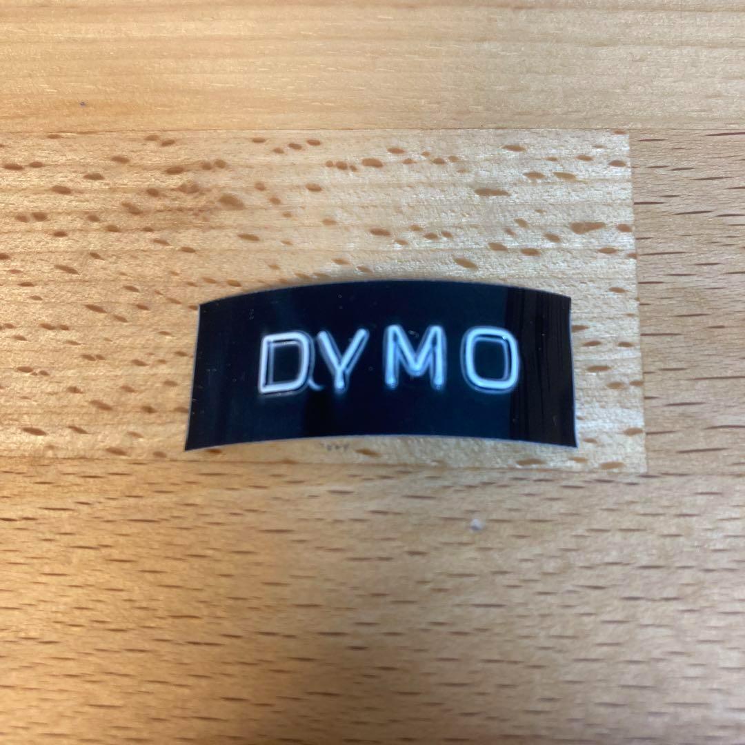 ダイモ DYMO M-1540 テープライター 本体 文字盤4個 テープ5本