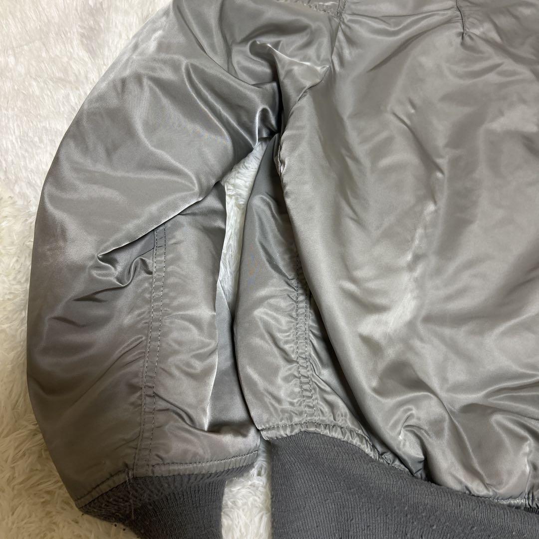 アルファインダストリーズ　MA-1 made in USA シルバー　USAF
