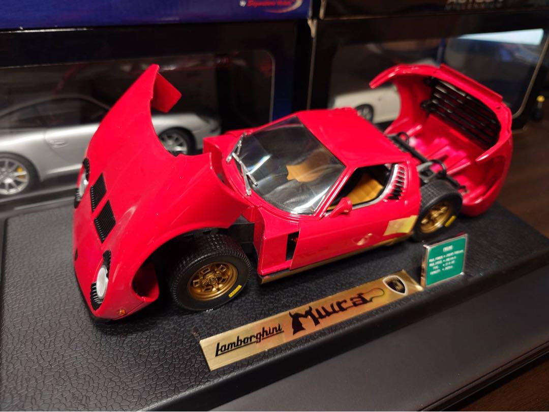 Ansonアンソン1/18ミニカー ランボルギーニミウラ 赤