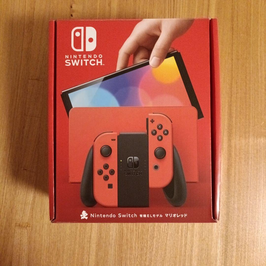 ニンテンドー　スイッチ　Switch　マリオレッド　有機EL　有機el