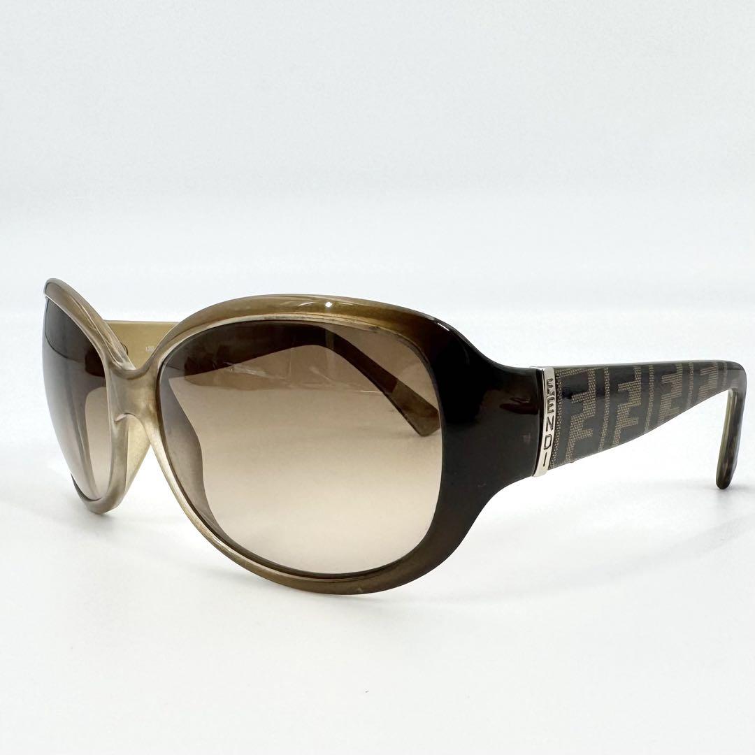 ✨良品✨FENDI サングラス アイウェア ズッカ柄 FS5060J ブラウン ✨良品✨FENDI サングラス アイウェア ズッカ柄 FS5060J